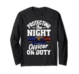 Midnight Patrol Policeman's Moonlighter Duty Long Sleeve T-Shirt