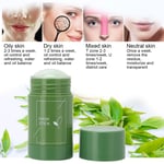 Green Tea Clay Mask Stick Face Deep Cleaning Blackhead Acne Removal Mud XAA