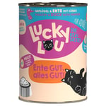 Økonomipakke Lucky Lou Voksen 24 x 400 g - Fjørfe og and