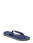 Havaianas Brazil Logo Shoes Summer Flip Flops Blå [Color: BLUE ][Sex: Men ][Sizes: 39/40,41/42 ]