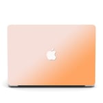 Convient pour coque de protection ordinateur portable Apple coque de protection ordinateur macbook pro coque Air13 pouces coque creme-rose + orange clair 6513- creux Macbook12 (A1534)