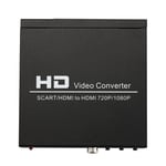 . NORTH SCART+HDMI till HDMI HD Converter och Switch Svart