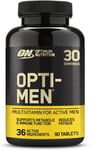 Optimum Nutrition Opti-Men MultiVitamin Supplement Men Vitamin D C B6 Amino Acid