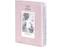 Loveinstant Fotoalbum 64 St För Fujifilm Instax Mini 12 11 40 9 8 7S Evo Liplay Link 2 Se / Pastellrosa