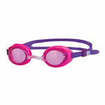 Zoggs Kids' Ripper Junior Swimming Goggles Anti-fog And UV Protection, Pink, Purple, Tint, 6-14 Years