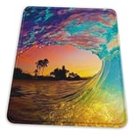 HJJL Colored Water Wave Gaming Mouse Pad Custom-Natural Rubber Mouse Pad-Multiple Sizes-Multi-Pattern,Mouse Pad Non-Slip Rectangle for Computers,Laptop,PC,Office & Home