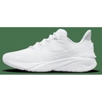 Nike Star Runner 4 Big Kids' Road R WHITE/WHITE-WHITE-PURE PLATINUM, storlek 35½