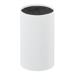 Relaxdays 10027642_49 Bloc Non Garni, Porte Couvert, Range-Couteaux Universel HD 18x11 cm, Blanc