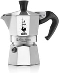 Bialetti Moka Express Aluminium Stovetop Coffee Maker (2 Cup), 8X11X11 Cm, Silve