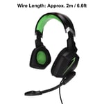 Gaming Over Ear Headset Game Headphones With Noise Cancelling Mic And Volume BGS