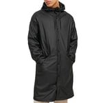 JACK & JONES Men's Jjeurban Rain Coat Noos Jacket, Black, L