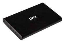 LINK LKLOD255 Boîtier Externe en Aluminium pour Disque Dur SATA 2,5" avec connecteur USB 3.1 (Gen 2) Type C Vitesse 10 Gbps