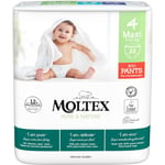 Moltex Pure & Nature Maxi Size 4 buksebleer til engangsbrug 7-12 kg 22 stk.