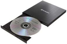 Slim External Blu-ray / DVD Writer, Black 43889