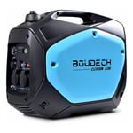 Boudech - Elektron 2200 - Générateur numérique à onduleur 2KW/4HP avec moteur ohv 4 temps, groupe électrogène 2200W à économie d'énergie