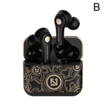 Bluetooth 5.0 Wireless Headphones Earphones With B Black