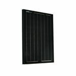 Solcellepanel Mono 50W Sort - 710x395x25mm