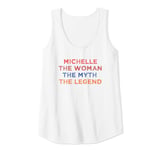 Womens Michelle The Woman The Myth The Legend Vintage Sunset Tank Top