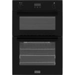 Stoves BI900G Built In Gas Double Oven with Full Width Electric Grill - Black - A/A Rated