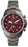 Fossil FS6017 Bronson Röd/Stål Ø44 mm