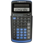 Texas Instruments TI-30 ECO RS Calculatrice scolaire noir Ecran: 10 solaire (l x H x P) 71 x 13 x 147 mm - noir