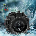 Sea frogs Underwater Case For Sony A7R III with 28-70mm or 90mm Lens 130FT/40M Diving Waterproof Housing case