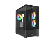 Sharkoon Mk6 Rgb, Midi Tower, Pc, Vit, Micro Atx, Mini-Itx, Spela, Multi