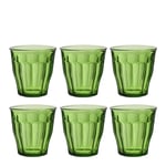 Duralex - Picardie vattenglas 25 cl 6-pack grön