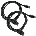2X USB-C Data Cable USB-C Aluminum Charging Cable for Nokia X10 X20 5G