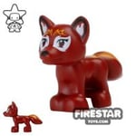LEGO Animals Mini Figure - Fox - Dark Red with Tribal Decorations