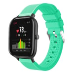 Amazfit GTS / Bip Lite stripe silicone watch band - Light Green