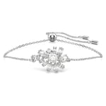 Swarovski armbånd Gema bracelet Mixed cuts, Flower, White, Rhodium plated - 5644684
