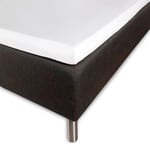 Lakan i bambu-formsytt lakan 160x200x8 cm - Vit - 100% bambu - Lakan för bäddmadrass