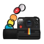 Polaroid Now+ Generation 2 øyeblikkskamera + 5 linsefiltre, svart