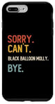 Coque pour iPhone 7 Plus/8 Plus Funny Sorry Can't Black Balloon Molly Bye Chemises Homme