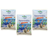 Dehner 5266861 Aqua Lot de 3 sachets de Gravier pour Aquarium Granulation 0,6 à 1,4 mm 5 kg par Sachet