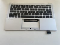 For HP EliteBook x360 1040 G8 M46733-DH1 Palmrest Top Cover Keyboard Nordic NEW