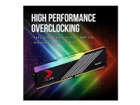 XLR8 Gaming MAKO EPIC-X RGB - DDR5 - sett - 32 GB: 2 x 16 GB - DIMM 288-pin - 6000 MHz / PC5-48000 - CL40 - 1.3 V - ikke-bufret