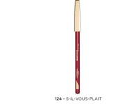 L'oréal Paris Cr Lipliner Cout Nu 124 S Il Vous P, Rød, S''il Vous Plait, Kvinder, #7E0d22, G2017232 - Ingrediënten: Hydrogenerad Vegetalolja ? C10-18 Triglycerides ? Calcium Sodium..., 1 Stk