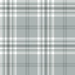 Lansfield Kelso Check Wallpaper Light Grey 165521 Tartan