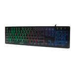 USB Keyboard With LED Rainbow Lighting Computer PC Laptop Cable Keyboard