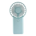 Mini Portable Pocket Fan Cool Air Hand Held Travel Cooler Cooling Mini Fans Power By 3x AAA Battery For Outdoor Home 150x78x25mm-Blue