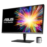 ASUS ProArt PA32UCX-K 32 Inch Professional Monitor, 4K (3840 x 2160), Mini LED IPS, Dolby Vision, HDR1000, 1152 Zones Local Dimming, 99.5% Adobe RGB/99% DCI-P3, X-Rite i1 Display Pro
