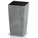 Pot de Fleurs Style Béton Gris 91 litres Bac à Fleur Cache Pot Jardinière Terrasse Jardin Salon Entrée Intérieur Extérieur