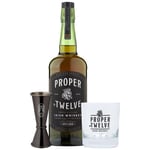 Proper No. 12 Irish Whiskey Glass & Jigger Set 70cl