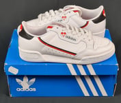 Adidas Teenager Kids Continental 80 Retro 1980s White Trainers FZ1818 UK 4