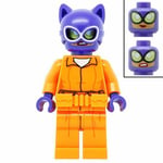 Batman Movie DC Supeheroes LEGO Minifigure Catwoman Arkham Asylam Suit 70912