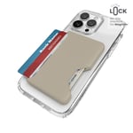 Speck ClickLock Wallet For MagSafe - MagSafe magnetisk plånbok (Pale Oak)