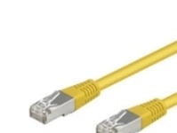 Nätverkskabel Cat 5E, F/Utp, Gul, 20 M