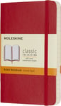 Notebook Moleskine Classic Anteckningsbok Röd